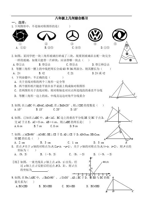 八年级数学上-综合阶段复习