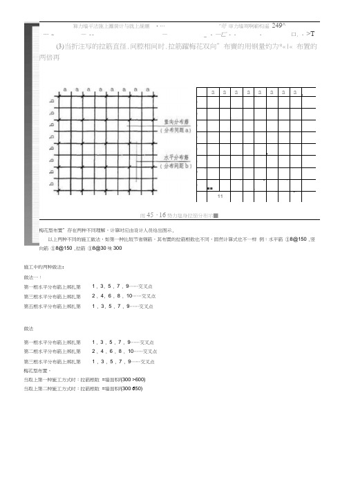 梅花型布置