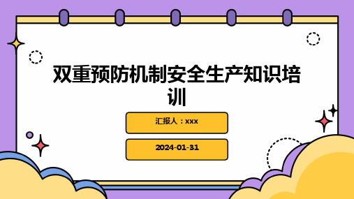 双重预防机制安全生产知识培训PPT课件