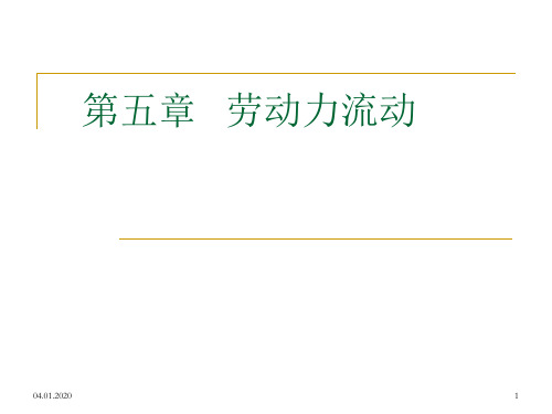 5.劳动力流动-83页文档资料