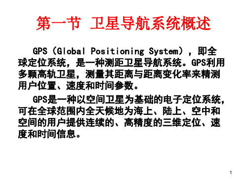 航海仪器 GPS课件