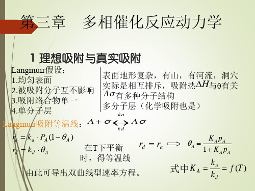 3章 多相催化反应动力学