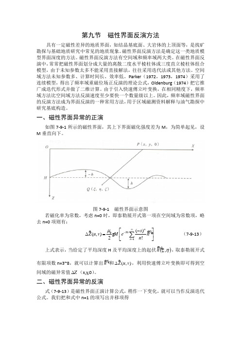 磁性界面反演方法