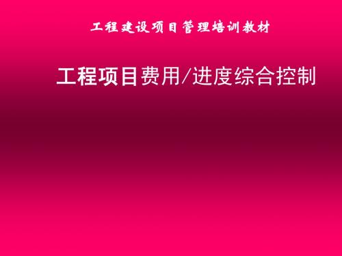 YJ费用进度综合控制