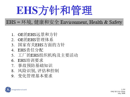 EHS_方针和管理体系