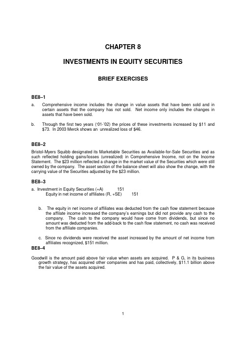 mba_fa_《financial_accounting》_习题答案8