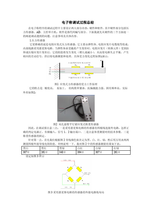 100kg电子称调试过程详细说明