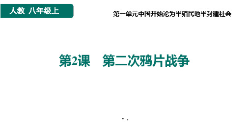 《第二次鸦片战争》PPT优质课件