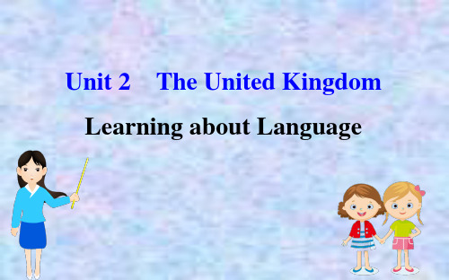 高中英语人教必修5课件：Unit 2 Learning about Language 