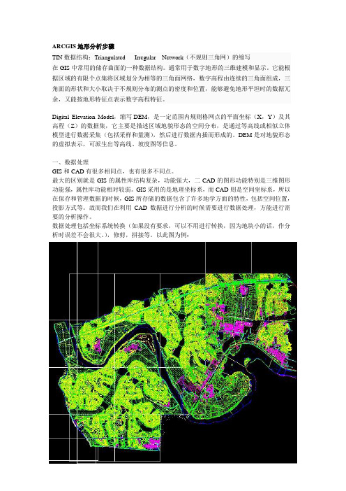 GIS地形分析步骤