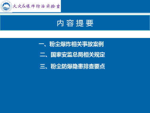 粉尘爆炸事故