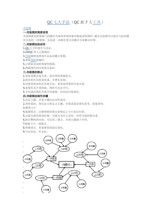 QC七大手法(QC新7大工具)