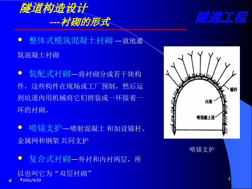 《衬砌形式》PPT课件