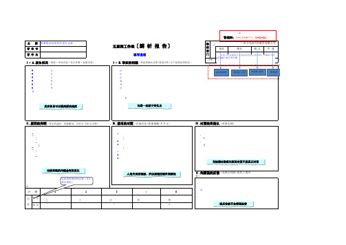 五原则报告填写规范