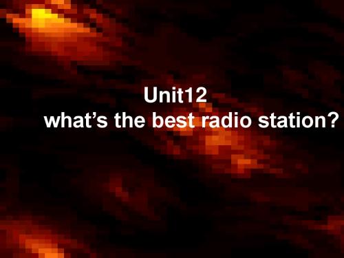 What’s-the-best-radio-station课件3