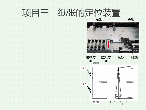 项目二纸张的定位装置