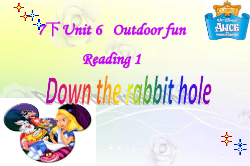 牛津译林初中七年级英语下册Unit 6 Outdoor fun reading 1》 优质课件