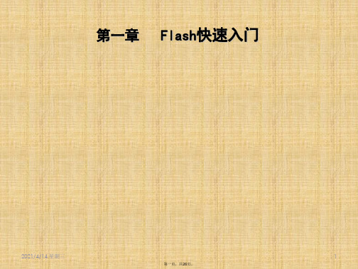 flash第一节教学课件