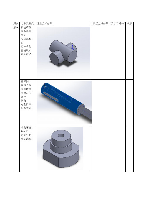 solidworks实验报告与感想