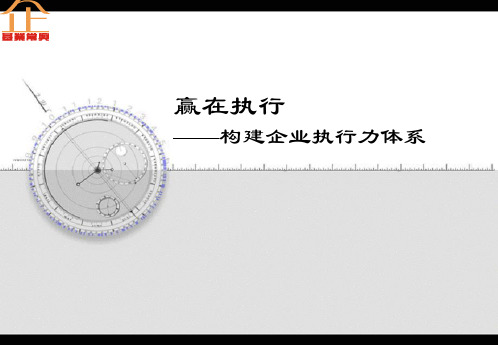 把握八字方针、十六字原则--二十四字战略---构建企业执行力体系(ppt文档可编辑修改)