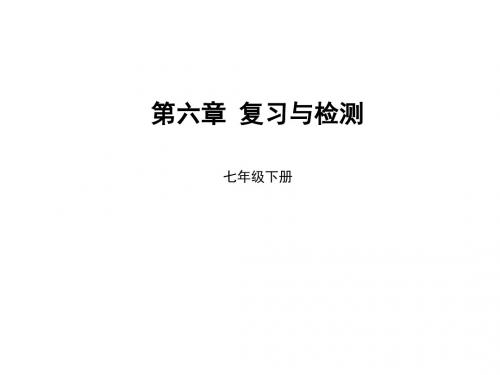 湘教版七年级地理下册课件： 第六章复习与检测