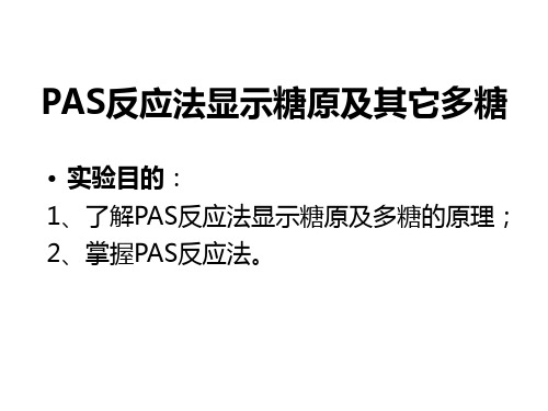 4、PAS反应法显示糖原及其它多糖