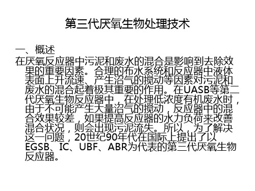 第九章第三代厌氧生物处理技术2课时0812