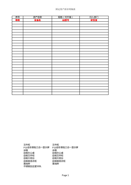 研发加计扣除-3.固定资产明细