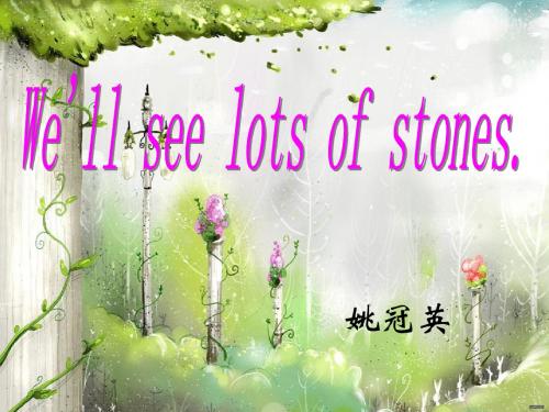 新标准英语第十册M6U1There are lots of stone animals.