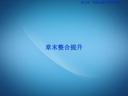 高一地理ppt课件 交通运输布局及其影响课件1