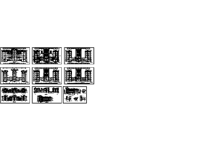 某教学楼建筑全套详细施工CAD图