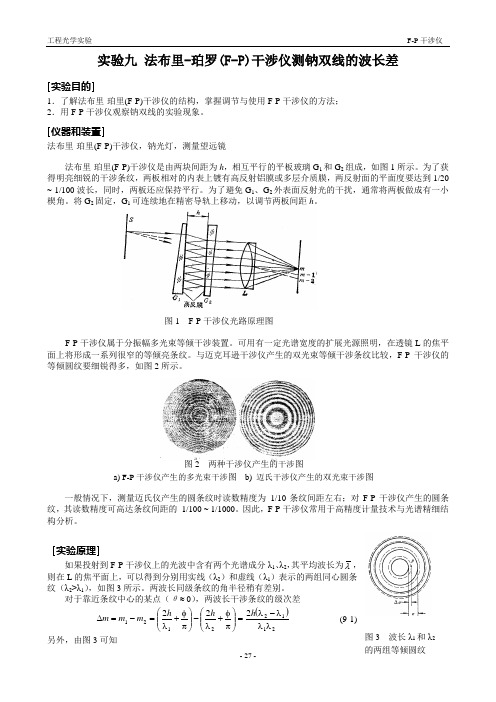 09法布里-珀罗(F-P)干涉