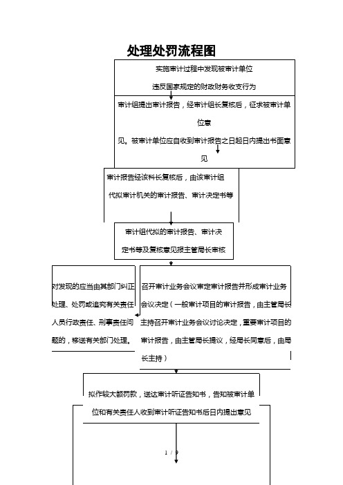 处理处罚流程图