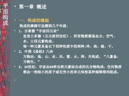 平面构成1概述点线面ppt课件