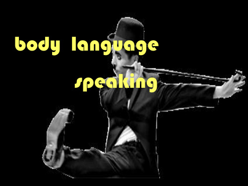 人教新课标高中英语必修四Unit 4 Body language Speaking课件