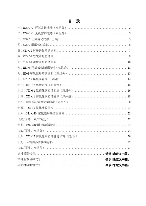 常用防腐蚀涂料分析