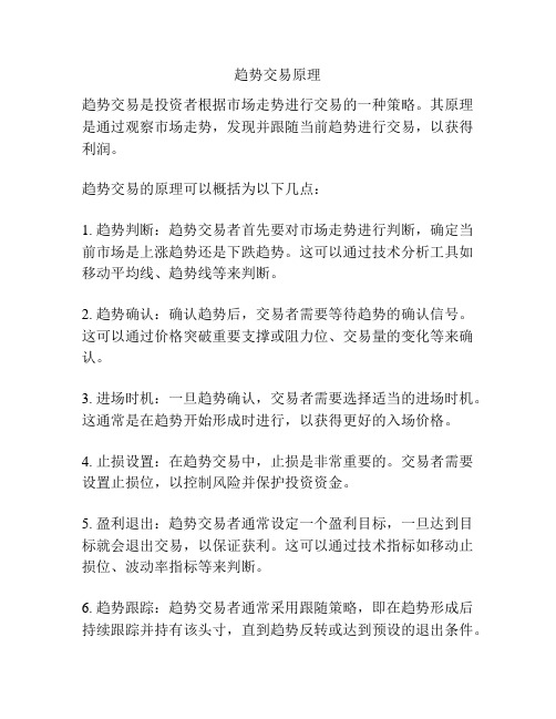 趋势交易原理