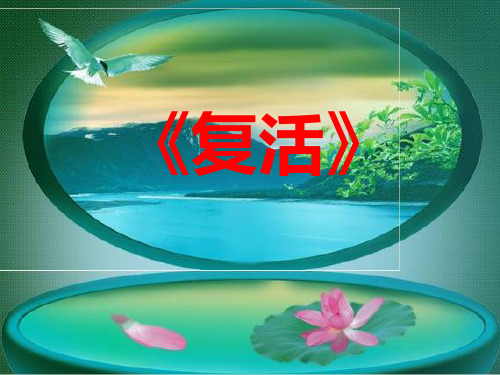 《复活》赏析