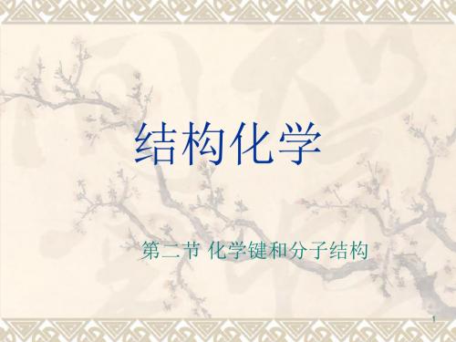 同济大学：普通化学教学课件 结构化学(第二节)