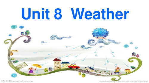 牛津深圳版一年级英语Unit 8 Weather  教学课件