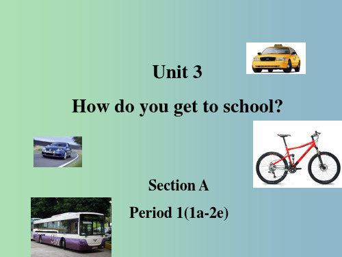 七年级英语下册 Unit 3 How do you get to school Period 1课件