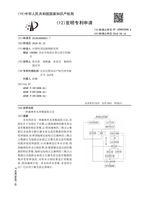 【CN109902686A】一种森林单木参数提取方法【专利】