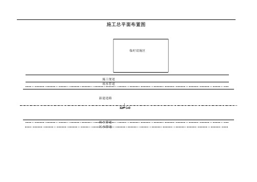 市政道路施工总平面布置图