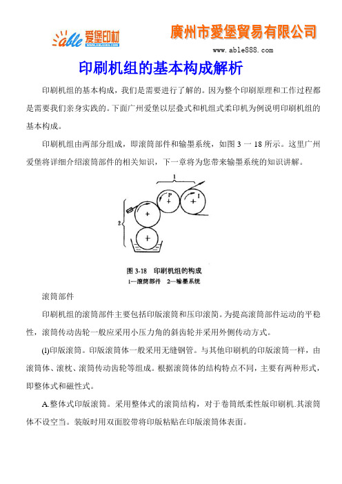 印刷机组的基本构成解析