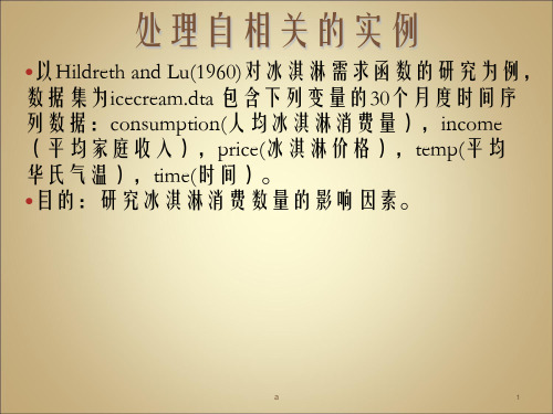 自相关实例与习题