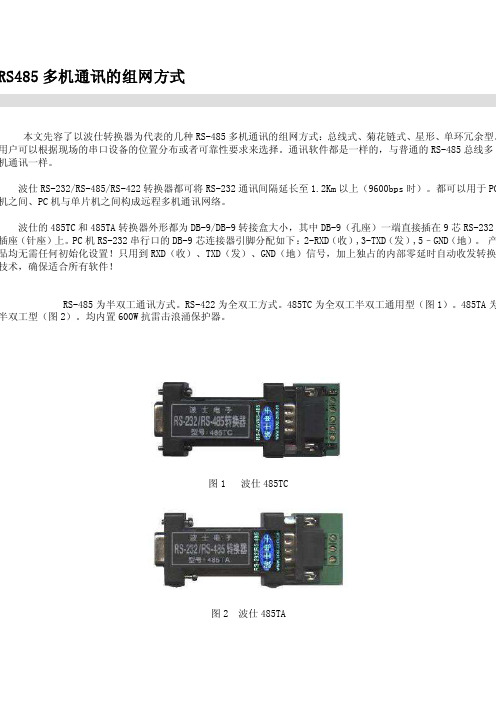 [赏析]rs485多机通信的组网方法