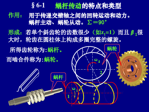 x第6章蜗轮蜗杆