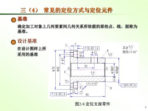 三42常见的定位方式与定位元件