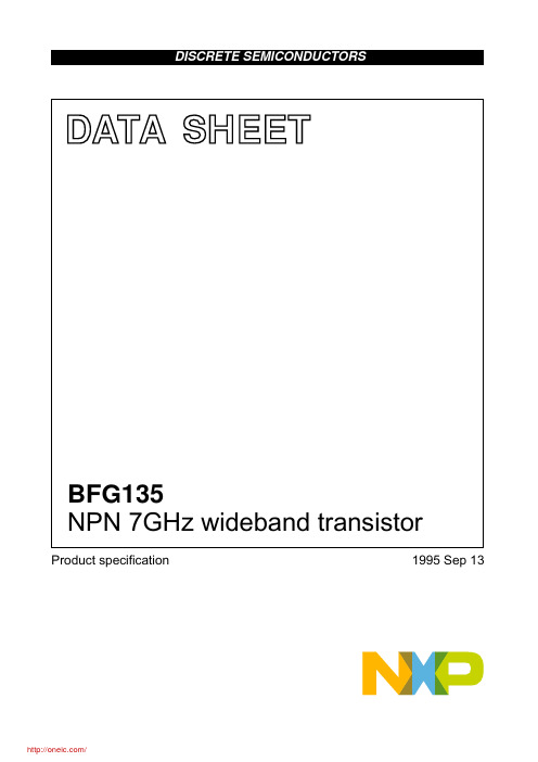 BFG135,115;中文规格书,Datasheet资料