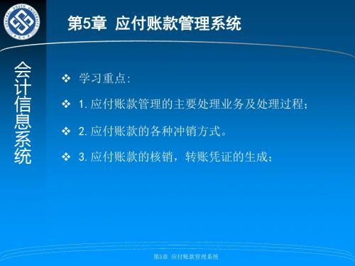 会计信息系统第五章-精品文档